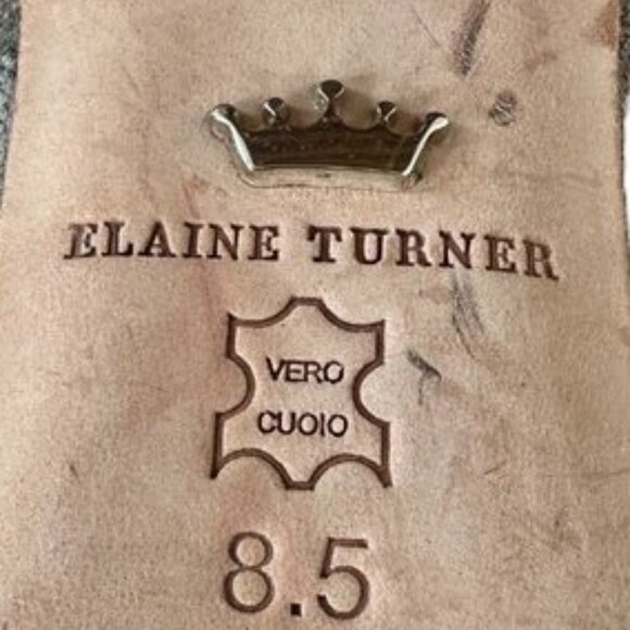 Elaine Turner Grey Suede Fringe Booties - Size 8.5 - Picture 7 of 8